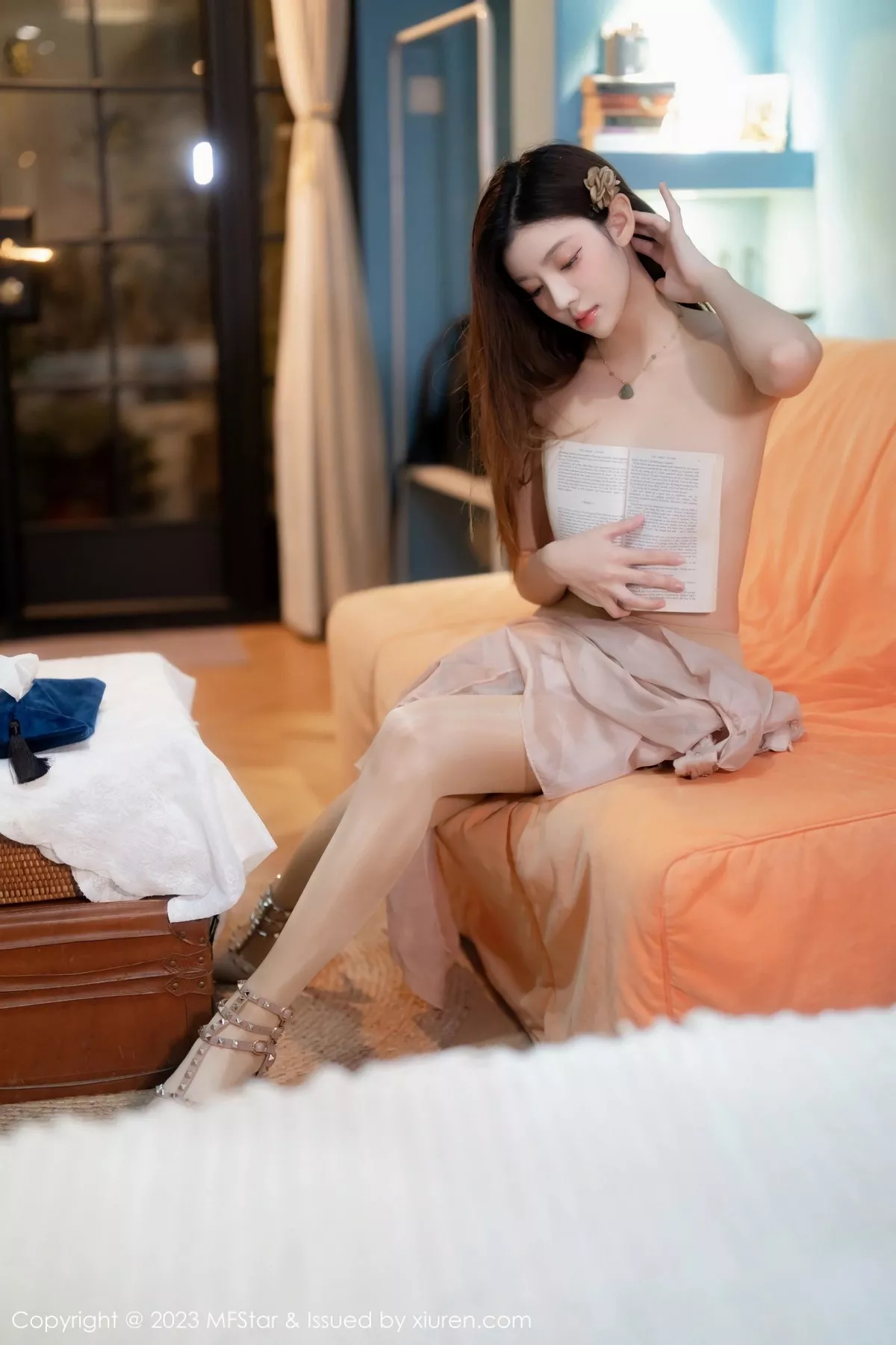 [MFStar模范学院]第603期加朵写真-秀人资源网